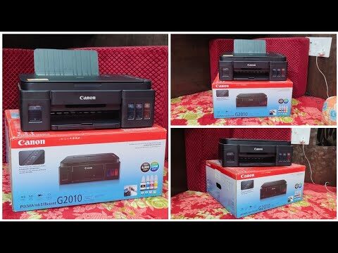 Canon G2010 Printer Unboxing & Installation Process|| Canon Printer Driver Software Download||